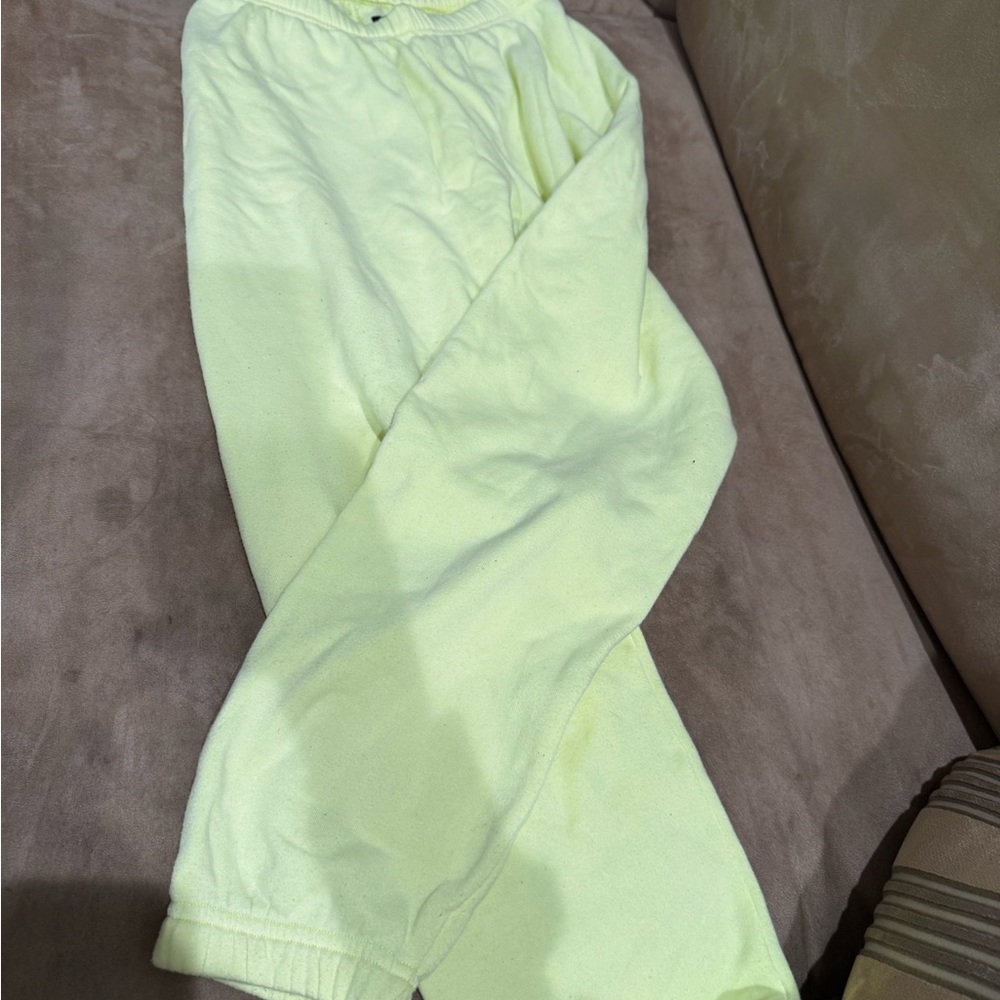 Katie J NYC Soft Lemon Sweatpants